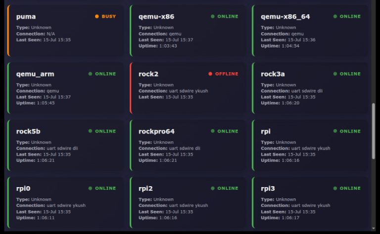 New U-Boot CI Lab Page