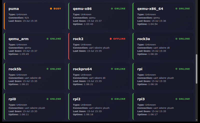 New U-Boot CI Lab Page